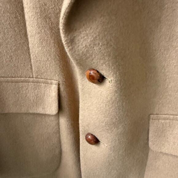 Timeless Tan Sport Coat with Notch Lapels 100% Camel Hair - Picture 5 of 8